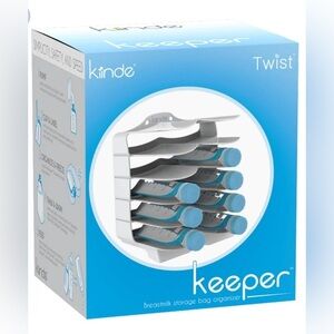 Kiinde Twist Keeper Twist Pouch Storage Organizer Freezer & Dishwasher Safe
